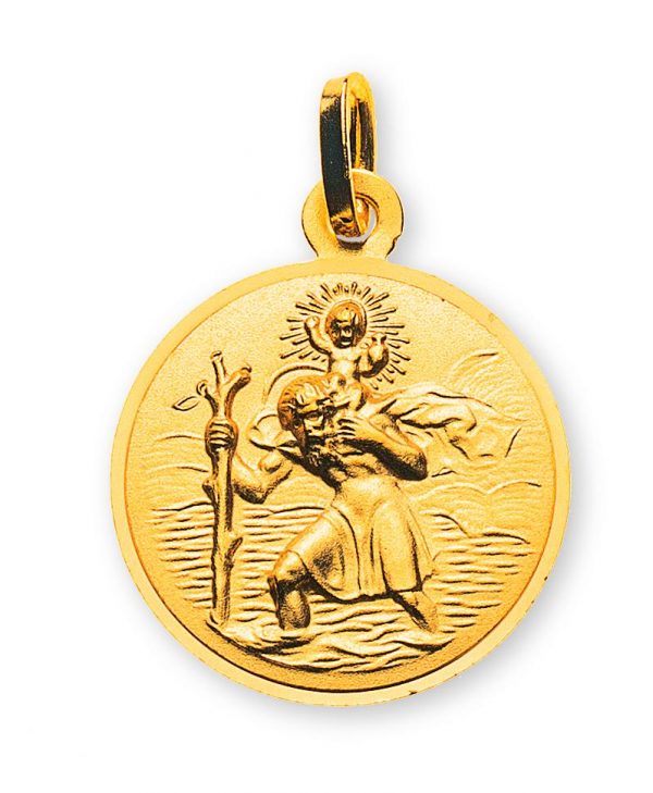 medaille-christophorus-gelbgold-750-16mm